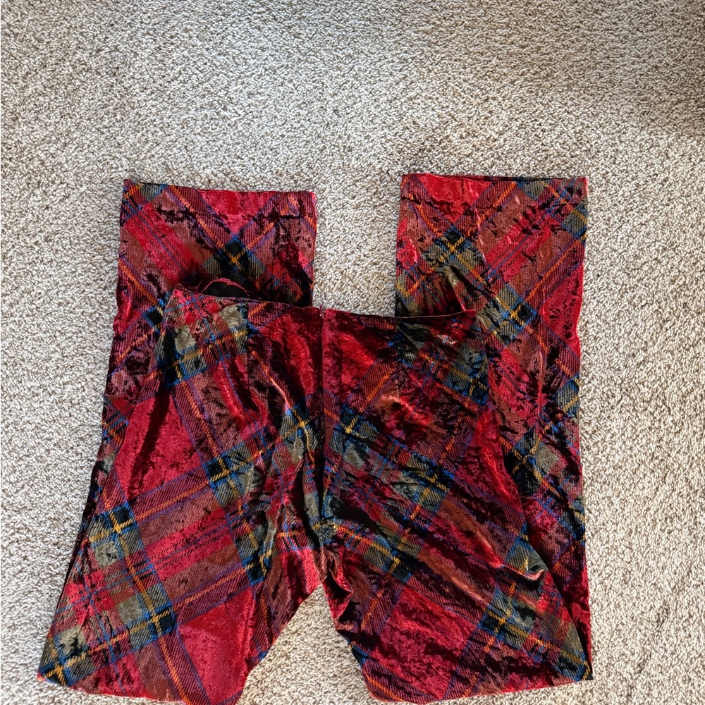 Ralph Lauren Sport Red Plaid Velvet Jacket